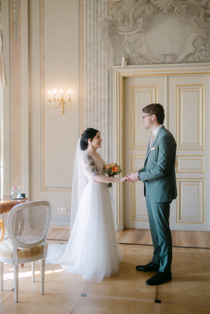 Standesamt Gohliser Schlösschen Hochzeit Heiraten Trauung Fotograf Fotografin Hochzeitsfotos Hochzeitsfotograf