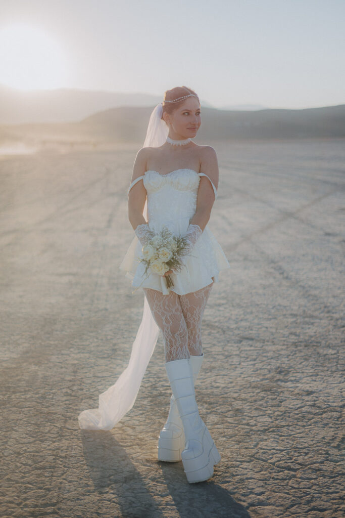 Burning Man Hochzeit Wüste Nevada Hochzeitsfotografin Hochzeitsfotograf Fotografin Fotograf Hochzeitsfotos