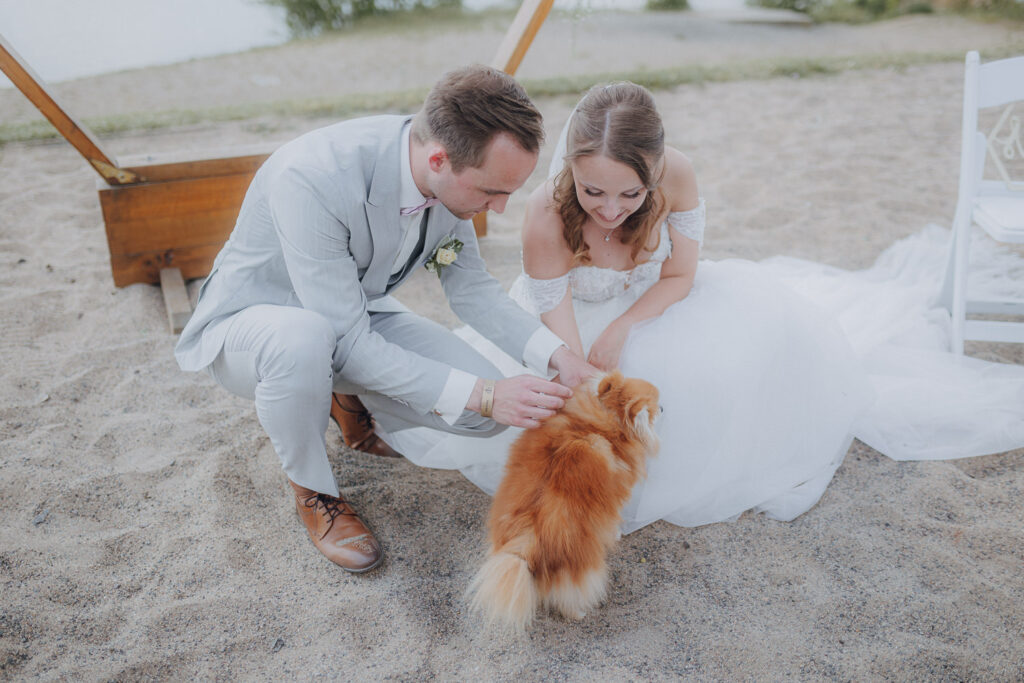 Hochzeit AmSee Am See Kulkwitzer See Leipzig Hochzeitsfotos Hochzeitsreportage Freie Trauung am Strand Strandhochzeit Beach Wedding Hochzeitsfotografin