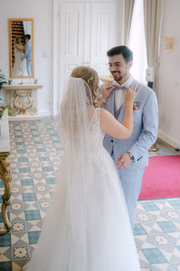 Hochzeit Schloss Breitenfeld Leipzig Heiraten Hochzeitsfotos Fotograf Hochzeitsfotografin freie Trauung Schlossgarten
