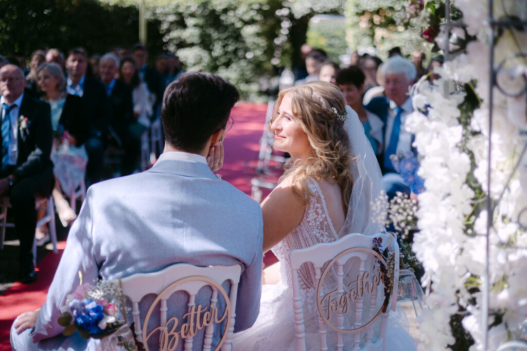 Hochzeit Schloss Breitenfeld Leipzig Heiraten Hochzeitsfotos Fotograf Hochzeitsfotografin freie Trauung Schlossgarten