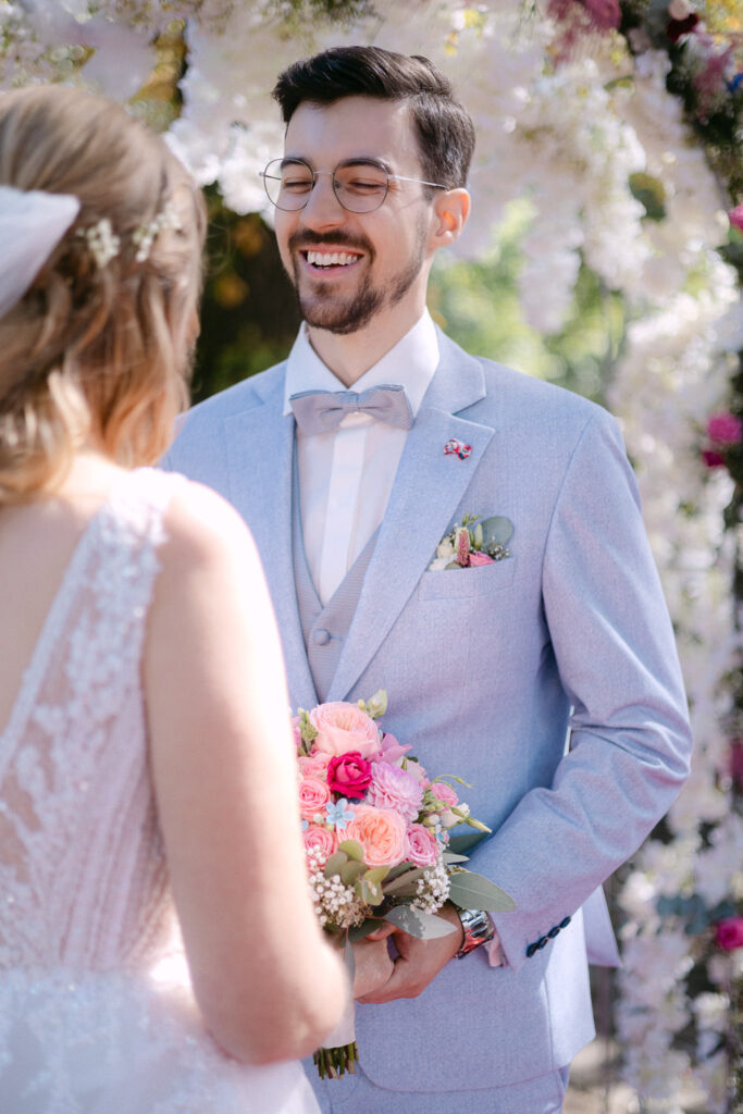 Hochzeit Schloss Breitenfeld Leipzig Heiraten Hochzeitsfotos Fotograf Hochzeitsfotografin freie Trauung Schlossgarten