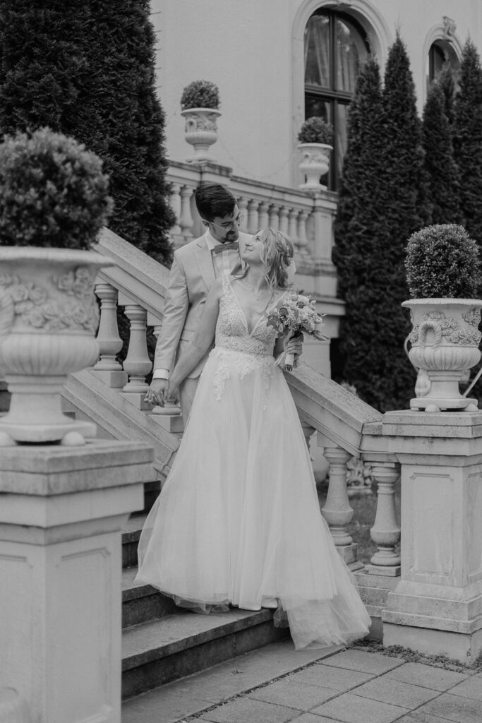 Hochzeit Schloss Breitenfeld Leipzig Heiraten Hochzeitsfotos Fotograf Hochzeitsfotografin freie Trauung Schlossgarten